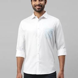 Don Vino White Slim Fit Shirt-image-35