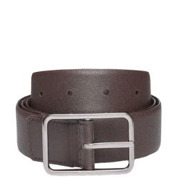 Aeropostale Pembroke Brown Leather Solid Waist Belt For Men-image-47