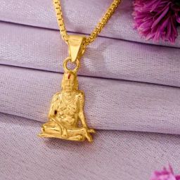 P.N.Gadgil Jewellers 22 Karat (916) BSI Gold Religious Pendant-image-99