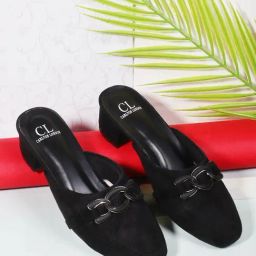 Carlton London Women's Black Mule Shoes-image-86