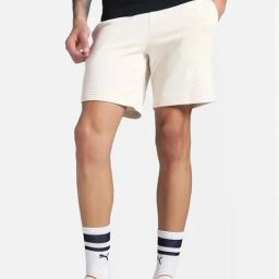 Puma White Regular Fit Printed Shorts-image-62