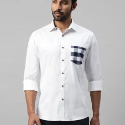 Don Vino White Slim Fit Shirt-image-89
