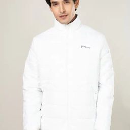 Urban Ranger By Pantaloons White Regular Fit Quilted Jacket-picture-27