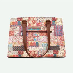 ZOUK Kutch Gamthi Printed Tote Handbag image 5