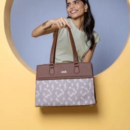 ZOUK Aravalli Abstract Printed Tote Handbag-image-38