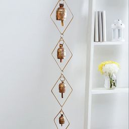 Unravel India Copper Handmade Decorative Windchime-41