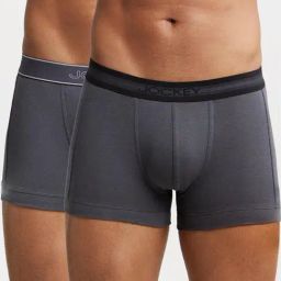 Jockey 1015 Men's Super Combed Cotton Rib Solid Trunk with Stay Fresh Properties (Pack of 2)-picture-28