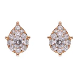 C. Krishniah Chetty Group Diamond 18k (750) Yellow Gold Earrings for Women-picture-23