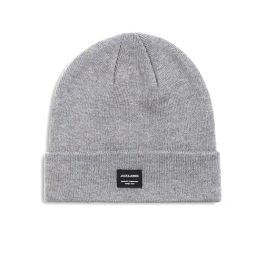 Jack & Jones Grey Melange Sold Beanie-image-61