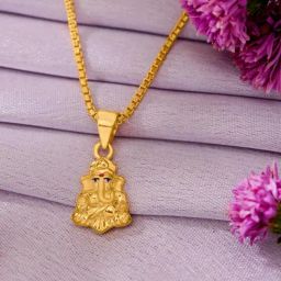 P.N.Gadgil Jewellers 22 Karat (916) BSI Gold Religious Pendant-image-34