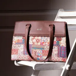 ZOUK Kutch Gamthi Printed Tote Handbag image 2
