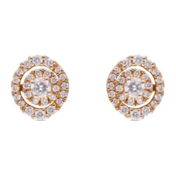C. Krishniah Chetty Group Diamond 18k (750) Yellow Gold Earrings for Women-picture-20
