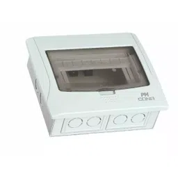 Cona TripRite 6/8 Way Distribution Boards (Sheet Enclosures) White With Busbar, Neutral Link And Channel Without MCB, 3808-image-9