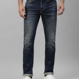 Royal Enfield Blue Regular Fit Jeans-image-56