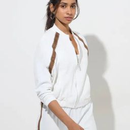 LOV by Westside White Panel-Detailed Jacket-image-24