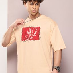 Kook N Keech Disney Daisy Duck Print Oversize Pure Cotton T-shirt-image-54