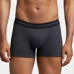 Jockey 1015 Black Super Combed Cotton Rib Trunks with Stay Fresh Properties-image-78