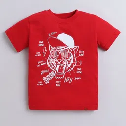 Tiny Toonzzz Boys Typography Printed T-shirt-image-80