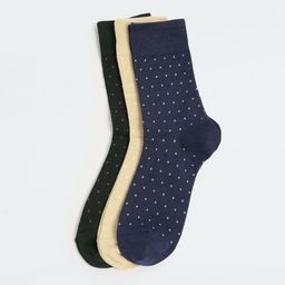 max Men Pack Of 3 Patterned Calf-Length Socks-17