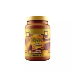 Magic Paints Silk Sparkle 500 ml Terracotta Glossy Finish Metallic Emulsion Acrylic Paint-picture-36