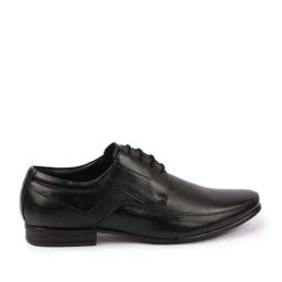 Fausto Men's Black Derby Shoes-picture-23
