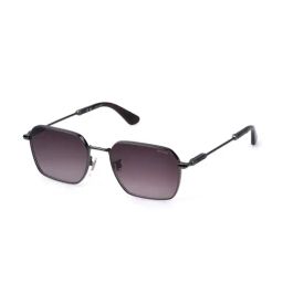Police Brown UV Protected Square Sunglasses for Men SPLN41K55568SG-image-68