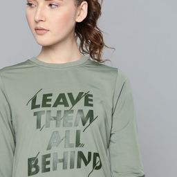 HRX by Hrithik Roshan Women Sea Spray Solid Rapid-Dry Antimicrobial Running Sweatshirt-image-47