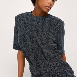 MANGO Twisted Lurex Knit Dress-picture-15