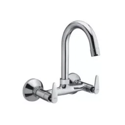PLATO Krati Sink Mixer Tap Brass Chrome Finish Silver, KR-011-image-8