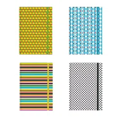 Youva Case Bound Note Book A5 Paper Multicolor Color Edge, 23814 (Pack of 4)-14