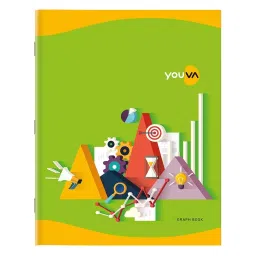 Youva Graph Book 64 Page Assorted Soft Bound 23388, (Pack of 4)-15
