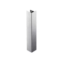 Hafele Plinth Fitting 90° One Side Skirting Connector Aluminium Mirror Height 100 mm, 713.55.861-27