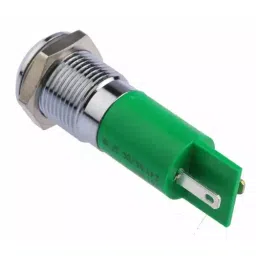 RS PRO Green Panel Mount Indicator , Mounting Hole Size 14 mm, IP Rating IP67, Model No 207157 image 2
