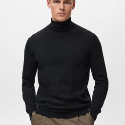 MANGO MAN Turtle Neck Woollen Pullover-picture-20