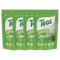 Teos Nutri Pops Roasted Makhana Snacks Cream and Onion 4 x 70 g-24