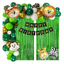 Puchku Jungle Animal Theme Birthday Decoration Kit - Pack of 100-picture-2
