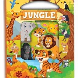 Die Cut Window Board Book In the Jungle - English-24
