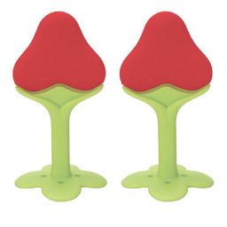 NeonateCare Fruit Shape Teether Pack of 2 Red - Multicolor( Color May vary)( Color and design may vary)-24