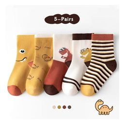 SYGA Set Of 5 Cotton Printed Socks - Multicolor-91