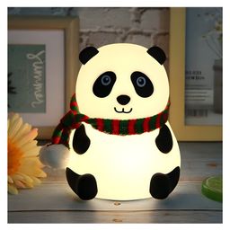 COZY VIBES Panda Night Light LED Night Light Rechargeable Table lamp LED Table lamp Shape Night lamp LED Animal Light Small Night Light Desktop Light Room Décor-PACK OF 1 - COLOR MAY VARY-0