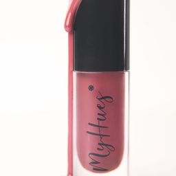 MyHues HyGlow Lip Elixir Rooh Matte Liquid Lipstick -7ml-Nude Pink-15