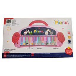 VGRASSP Musical Multi Functional Portable Piano with Funny Animal Sound Music and Multiple Mode (Pink) image 5