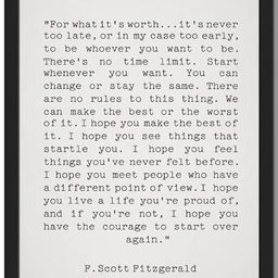 TAGVE Texted Quotes Framed Wall Art-image-26