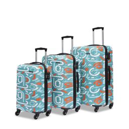 YAYAVAR Paris Set Of 3 Printed Scratch Proof Trolley Bags-52