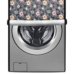 The Furnishing Tree Front Load Washing Machine Cover Floral Grey Compatible for 8.5 Kg Executive Pl-image-20