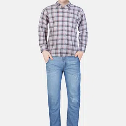 Gini and Jony Boys Standard Tartan Checks Opaque Checked Casual Shirt-image-88
