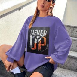 Chkokko Purple Printed T-Shirt-image-85