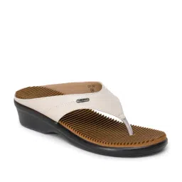 Liberty Women's Beige Thong Wedges-image-62