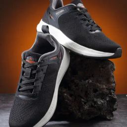 Action Men's Dark Grey Running Shoes-image-99