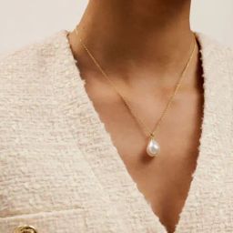 Ted Baker PARMLIA: Pearly Chain Pendant Necklace-13